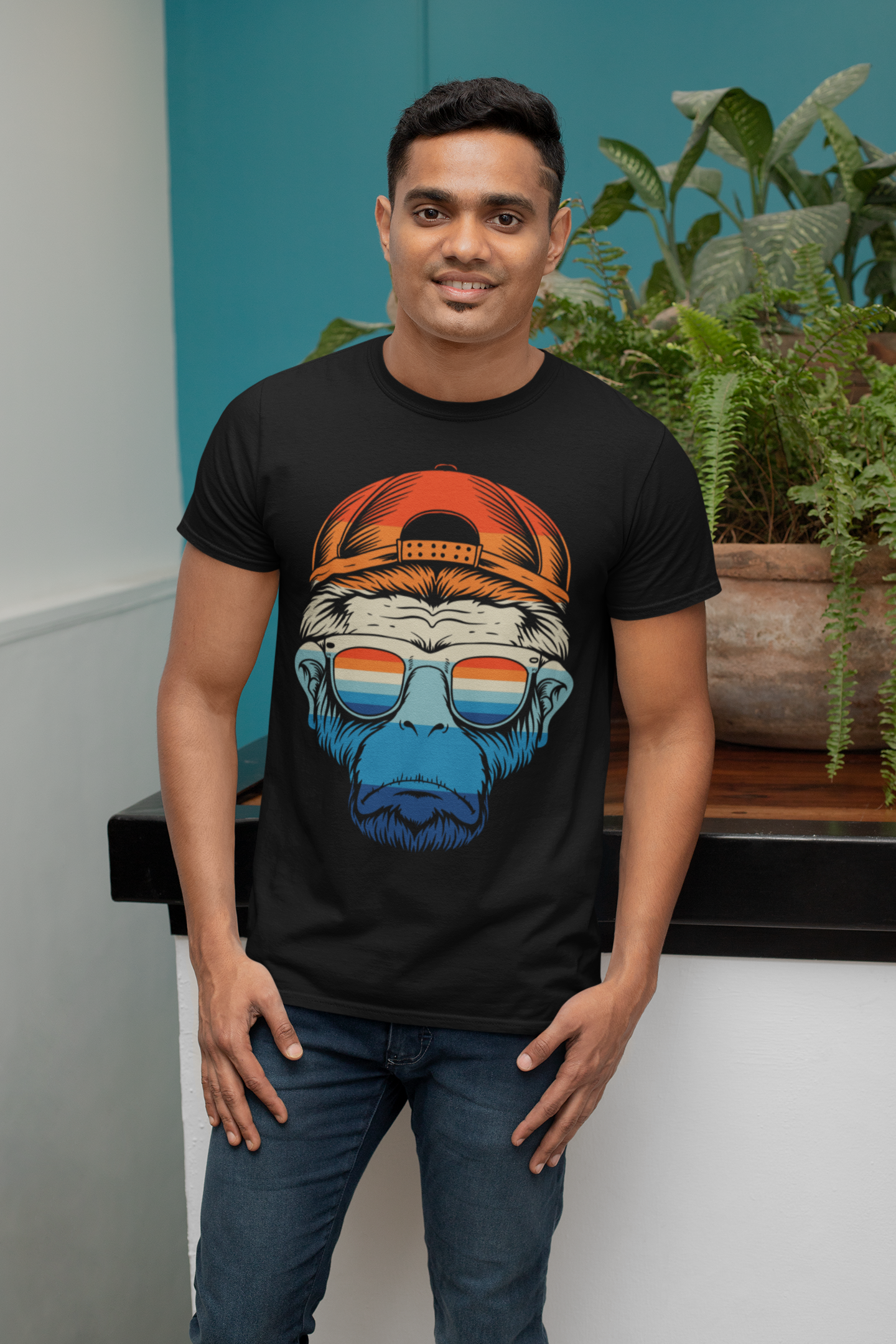 Emonke Men Graphic Tshirt - Black
