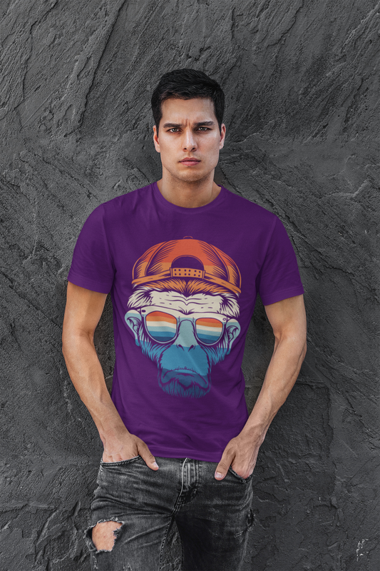 Emonke Men Graphic Tshirt - Purple