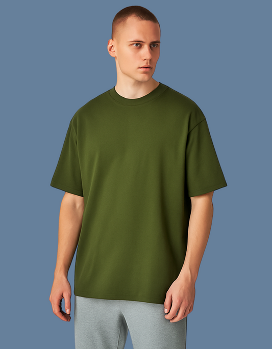 Emonke Oversized Green T-Shirt for Men – Premium Streetwear - Emonke Store