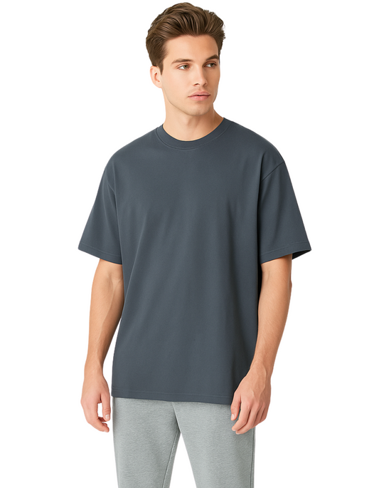 Emonke Oversized Grey T-Shirt for Men – Premium Streetwear - Emonke Store