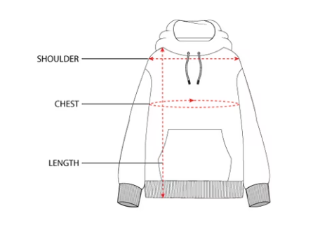 Emonke 350 GSM Black Oversized Hoodies for Women - Karma
