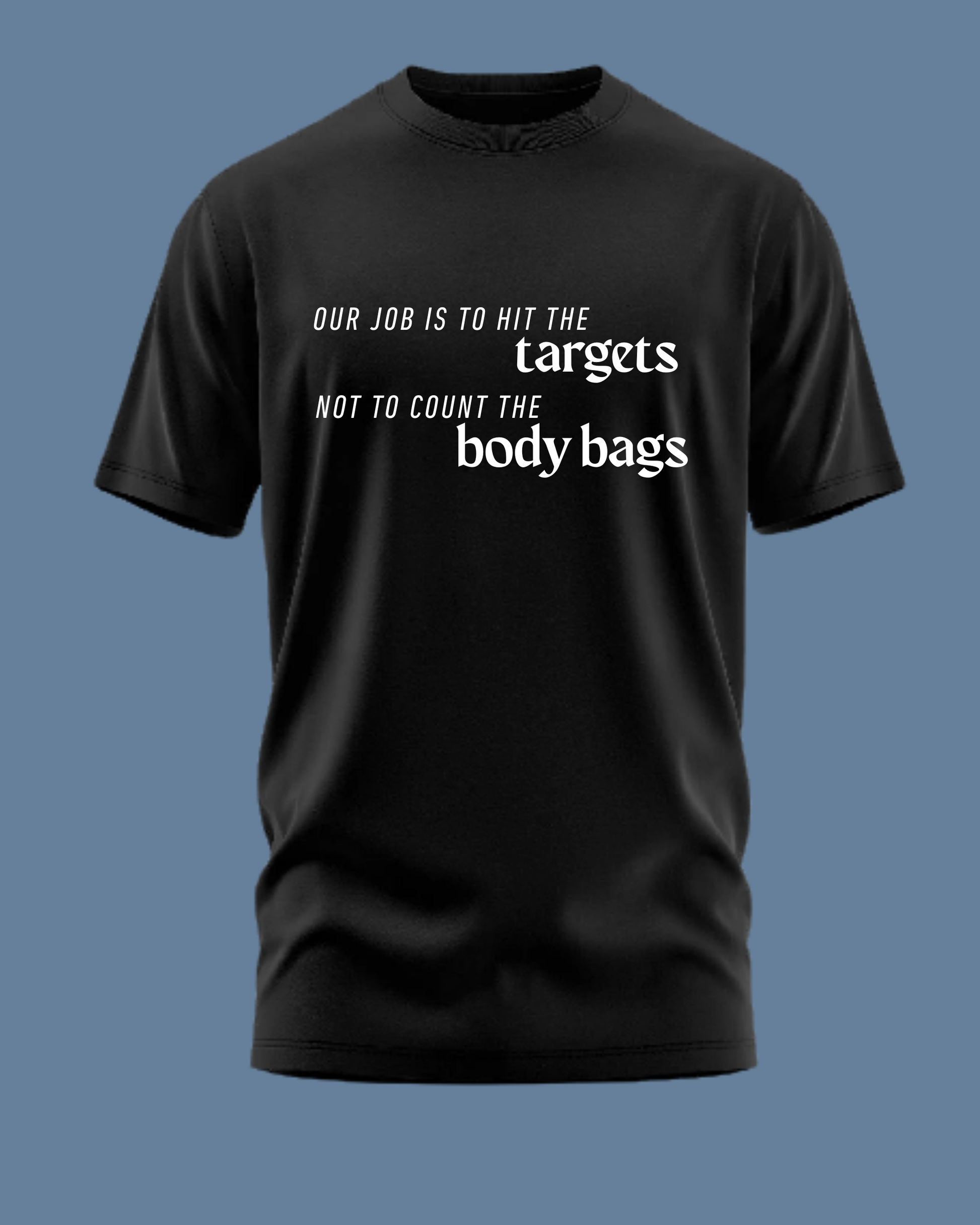 Premium Cotton Black Graphic T-Shirt - Indian Army Quote - Emonke Store