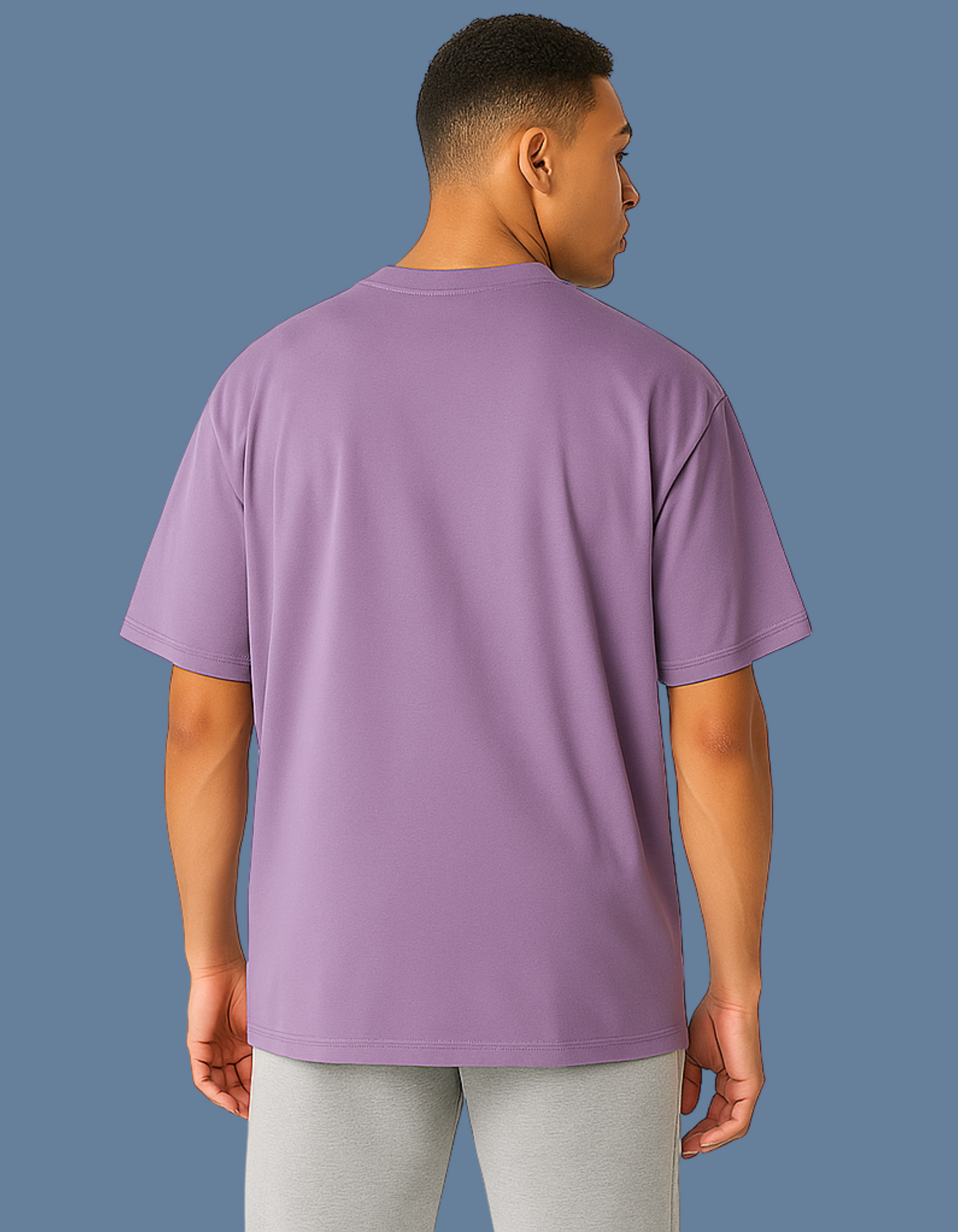 Emonke Oversized Lavender Graphic T-Shirt for Men – Last Minute Engineer - Emonke Store