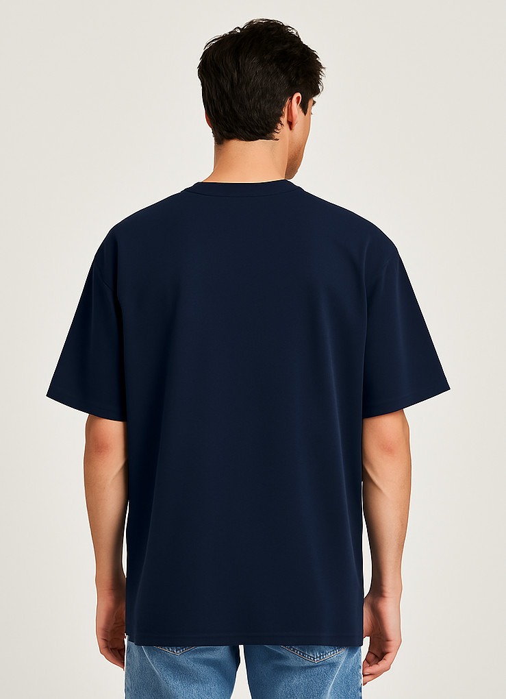 Emonke Oversized Blue T-Shirt for Men – Premium Streetwear - Emonke Store