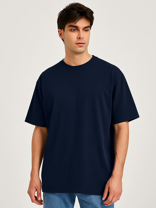 Emonke Oversized Blue T-Shirt for Men – Premium Streetwear - Emonke Store