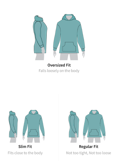 Emonke 350 GSM Black Oversized Hoodies for Women - Karma