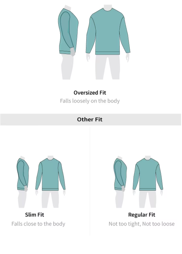 Emonke 350 GSM Oversized Skyblue Graphic Sweatshirt for Men - GYMEDARI