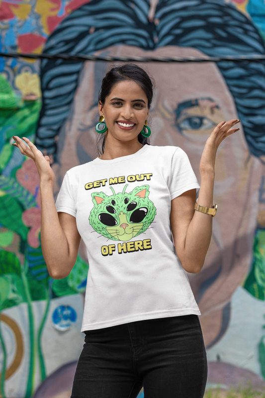 Emonke Women Graphic Tshirt - White
