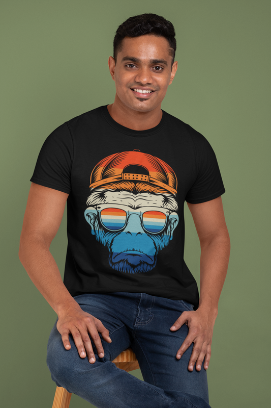 Emonke Men Graphic Tshirt - Black
