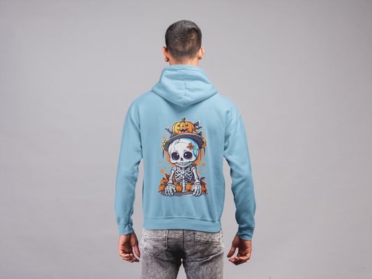 Emonke 350 GSM Jordy Blue Oversized Hoodies for Men - Halloween (Ghost)
