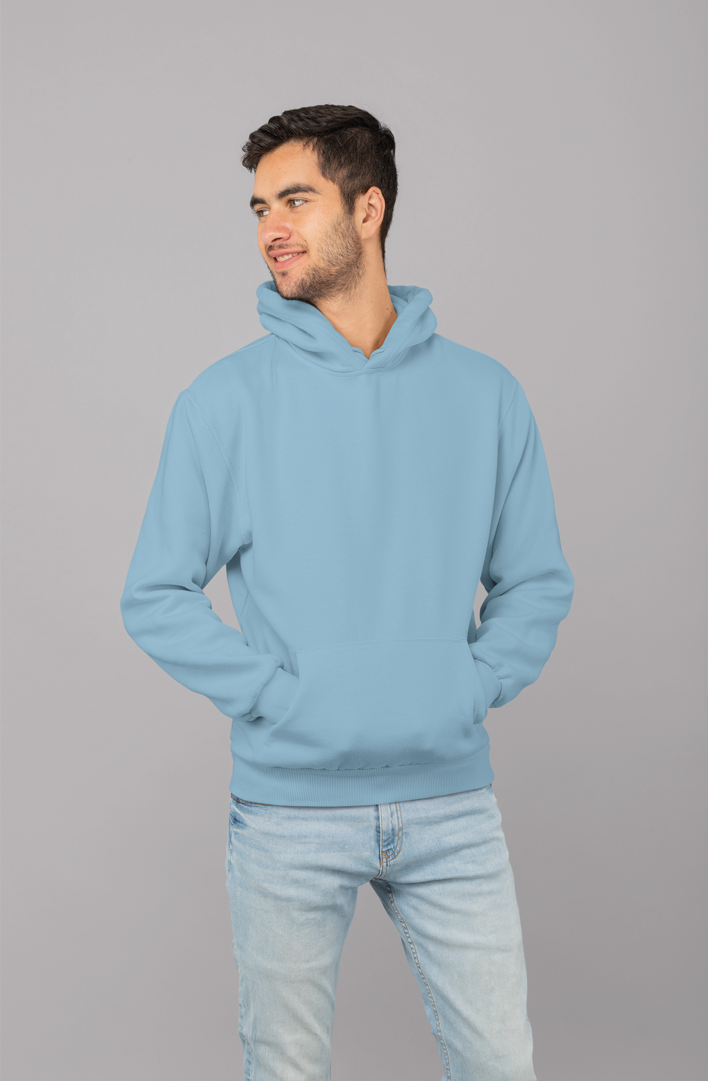 Emonke 350 GSM JordyBlue Oversized Hoodies for Men