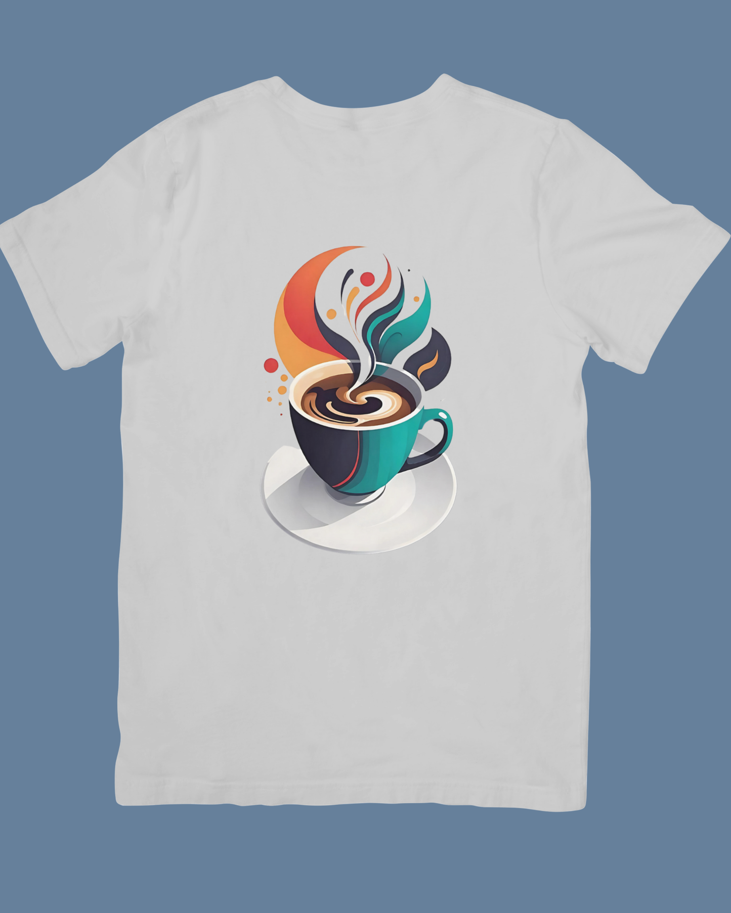 Premium Cotton White Graphic T-Shirt for Women - Love For Coffee - Emonke Store