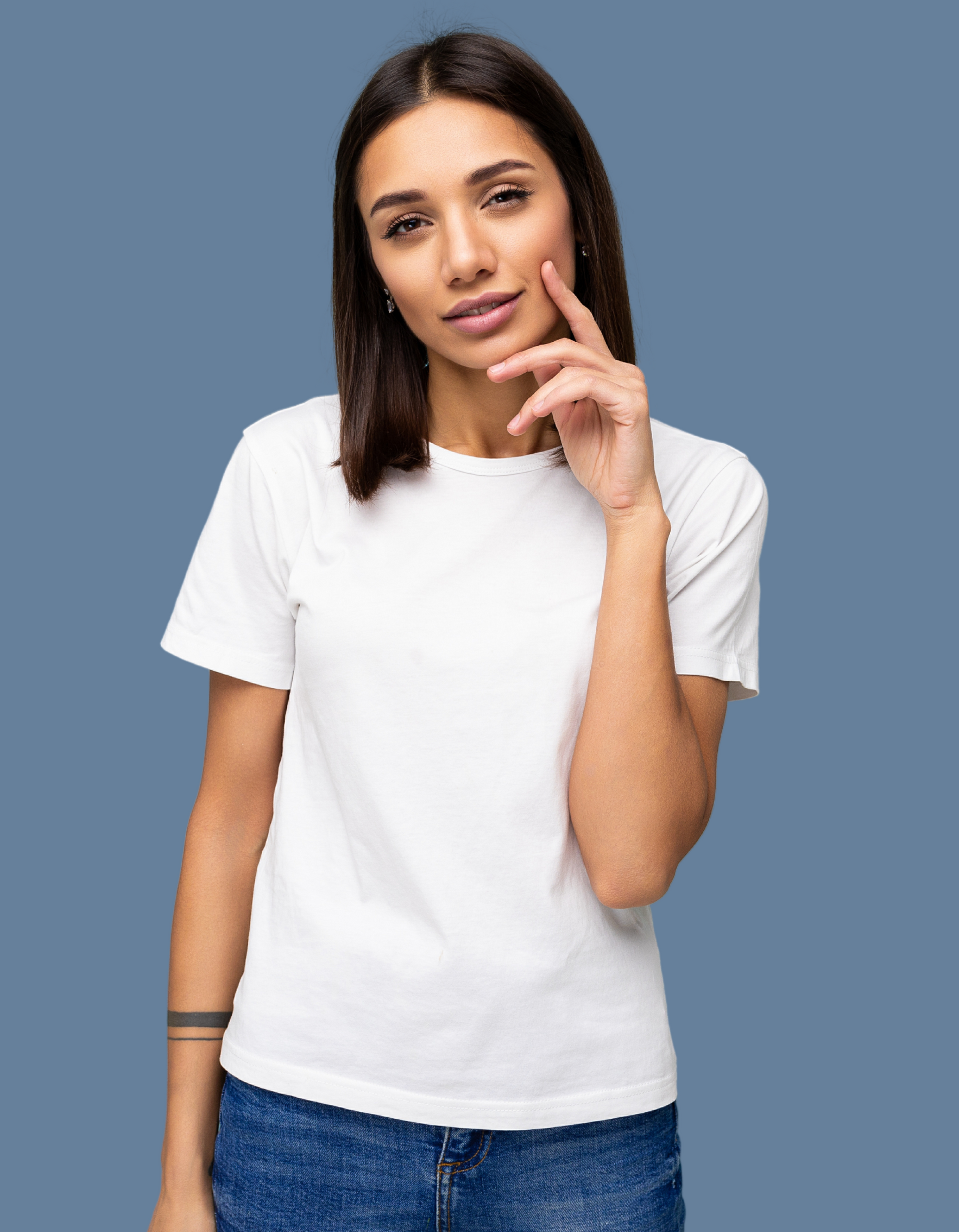 Premium Cotton White T-Shirt | Women - Emonke Store