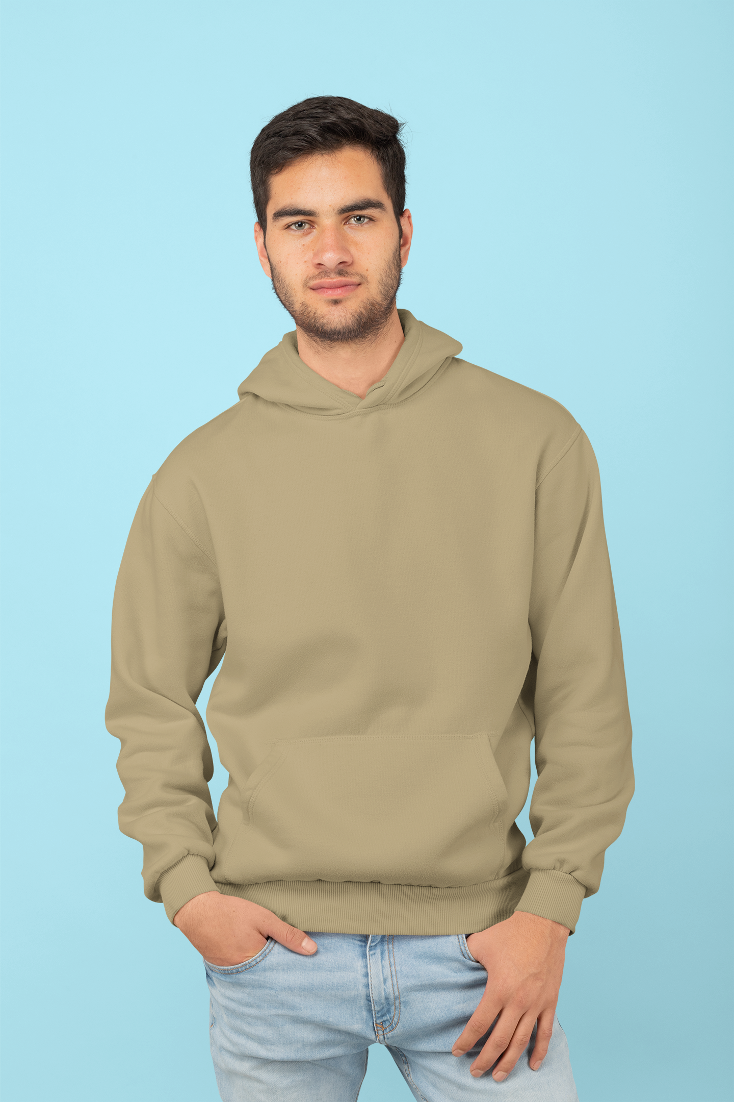 Emonke 350 GSM Beige Oversized Hoodies for Men - Emonke Store