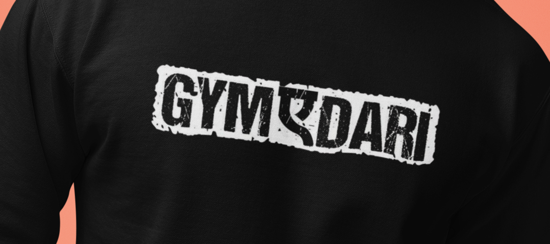 Emonke 350 GSM Oversized Black Graphic Sweatshirt for Men - GYMEDARI