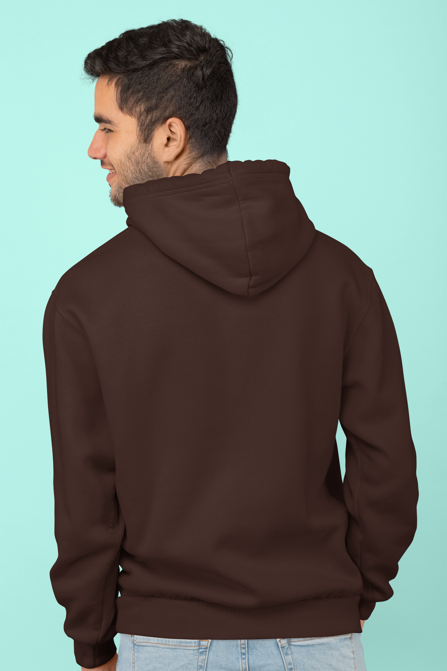 Emonke 350 GSM Chocolate Brown Oversized Hoodies for Men - Emonke Store
