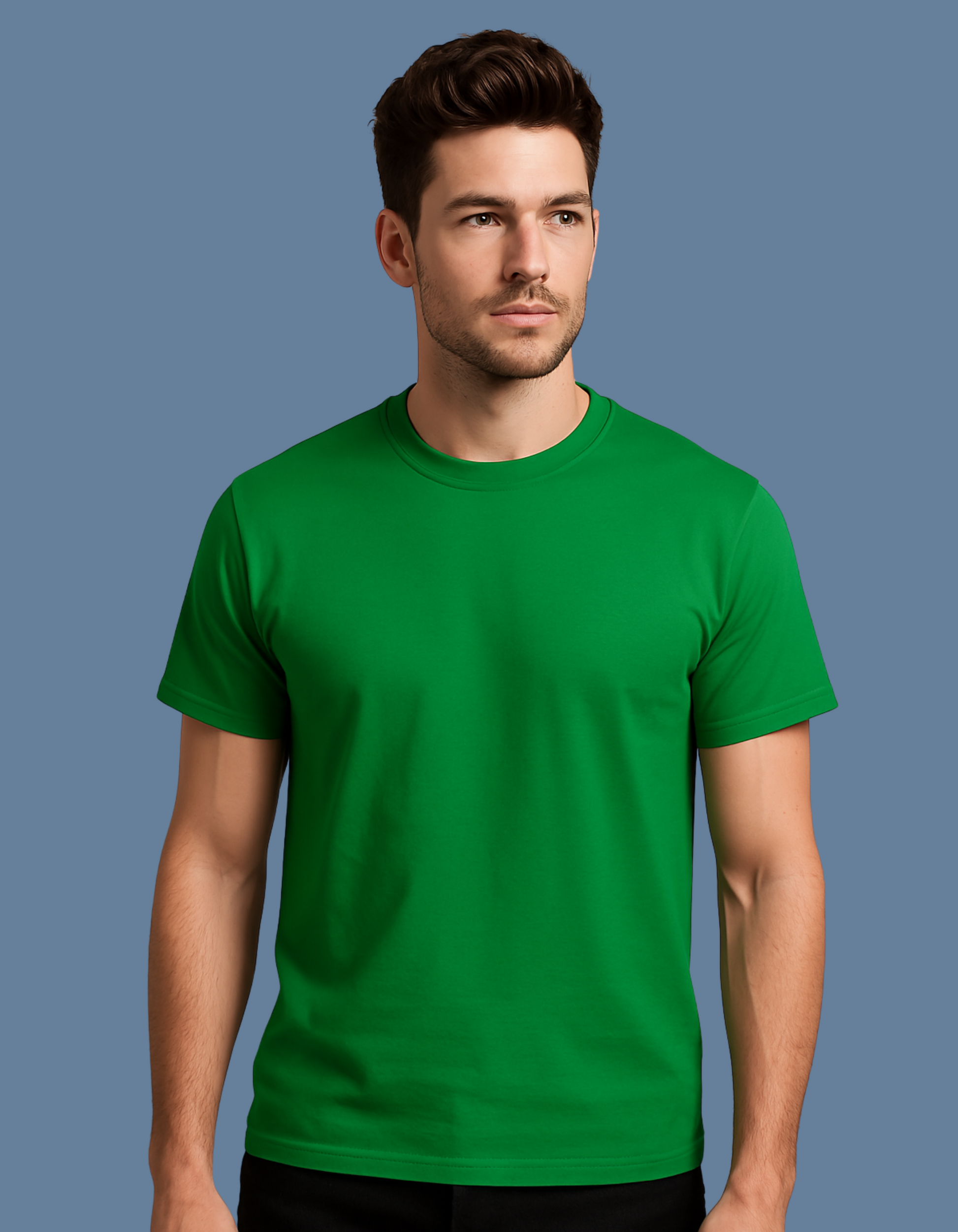Premium Cotton Green T-Shirt | Men - Emonke Store
