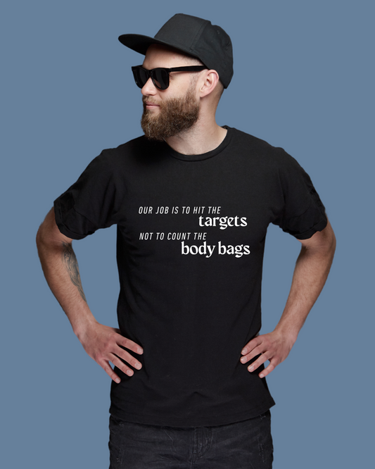 Premium Cotton Black Graphic T-Shirt - Indian Army Quote - Emonke Store
