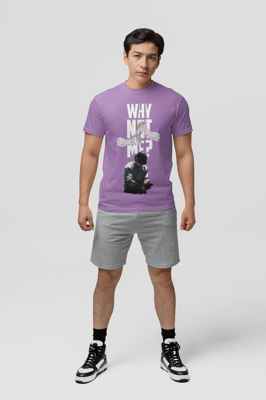 Graphic T-Shirt for Men | Premium Cotton | GYM Print | Regular Fit | Black, Red, Lavender & Pearl blue