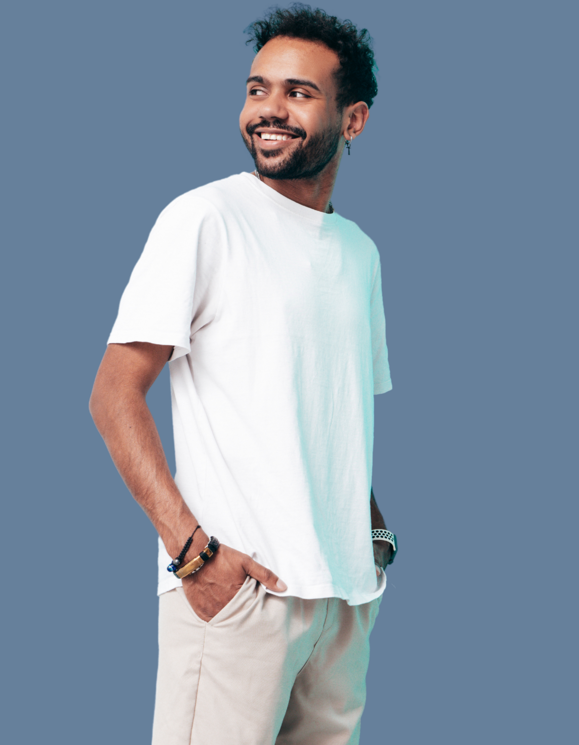 Premium Cotton White T-Shirt | Men - Emonke Store