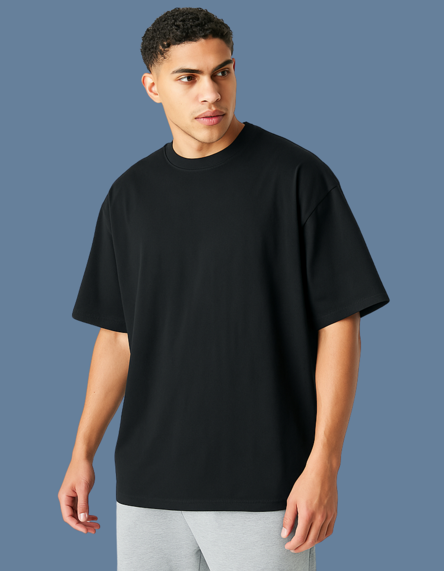 Emonke Oversized Black Graphic T-Shirt for Men – Quote - Emonke Store