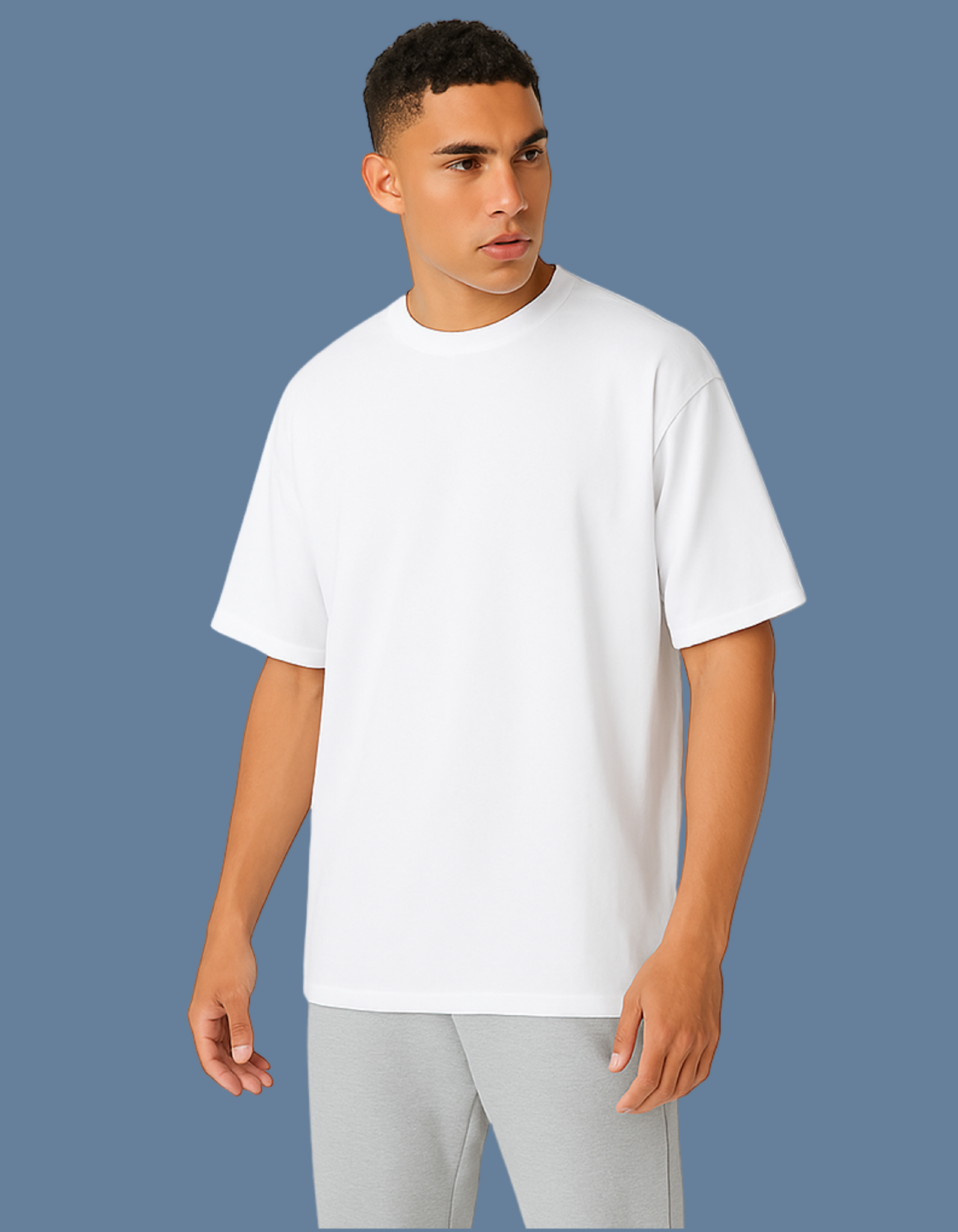 Emonke Oversized White Graphic T-Shirt for Men – Samurai - Emonke Store