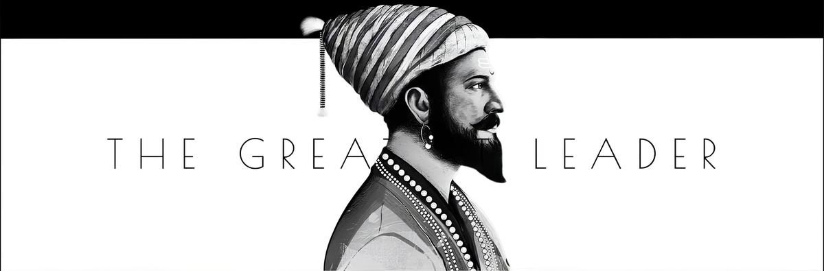 Graphic T-Shirt for Men | Premium Cotton | The Great Leader - Shivaji Print | Regular Fit