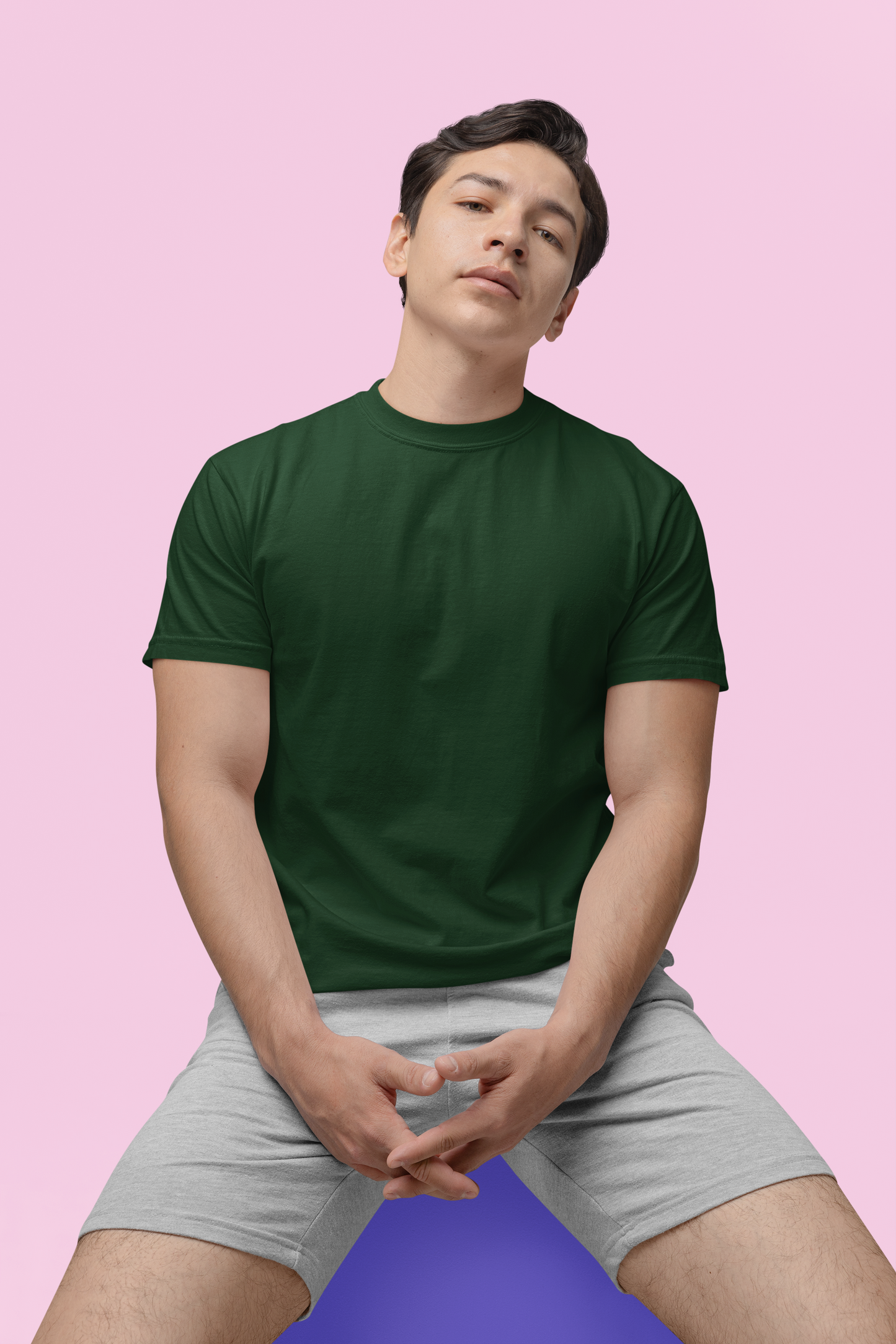 Premium Cotton Dark Green T-Shirt | Men - Emonke Store