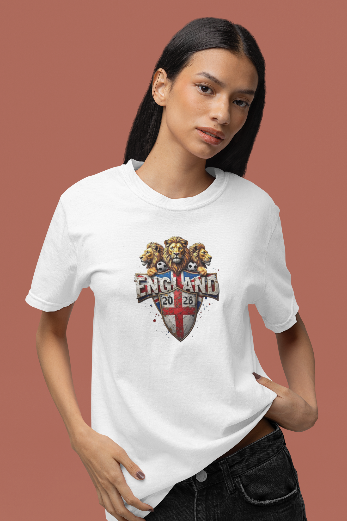 Graphic T-Shirt for Women | Premium Cotton | England | Regular Fit
