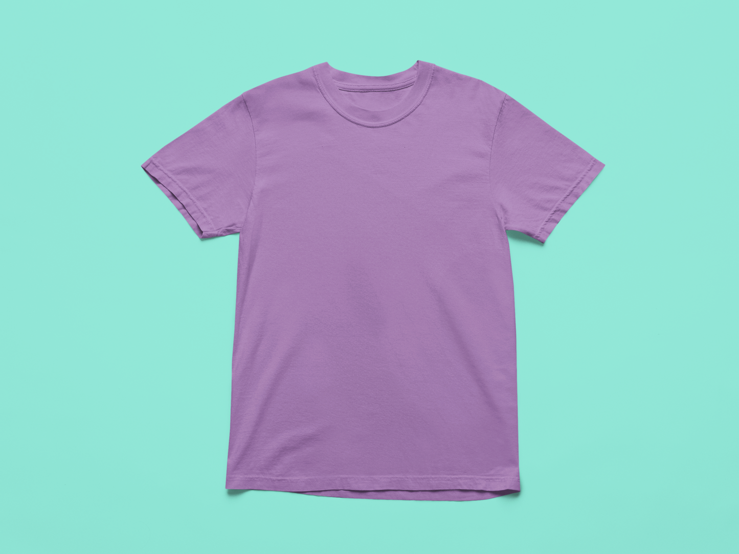Lavender T-Shirt for Women | Premium Cotton | Regular Fit - Emonke Store