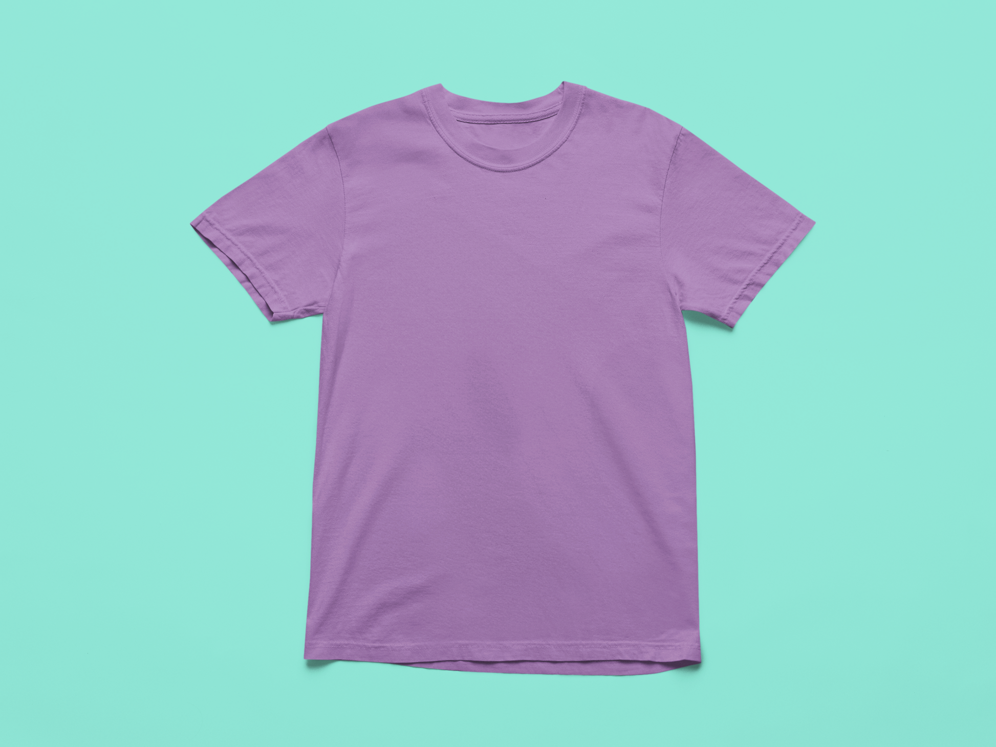 Lavender T-Shirt for Women | Premium Cotton | Regular Fit - Emonke Store
