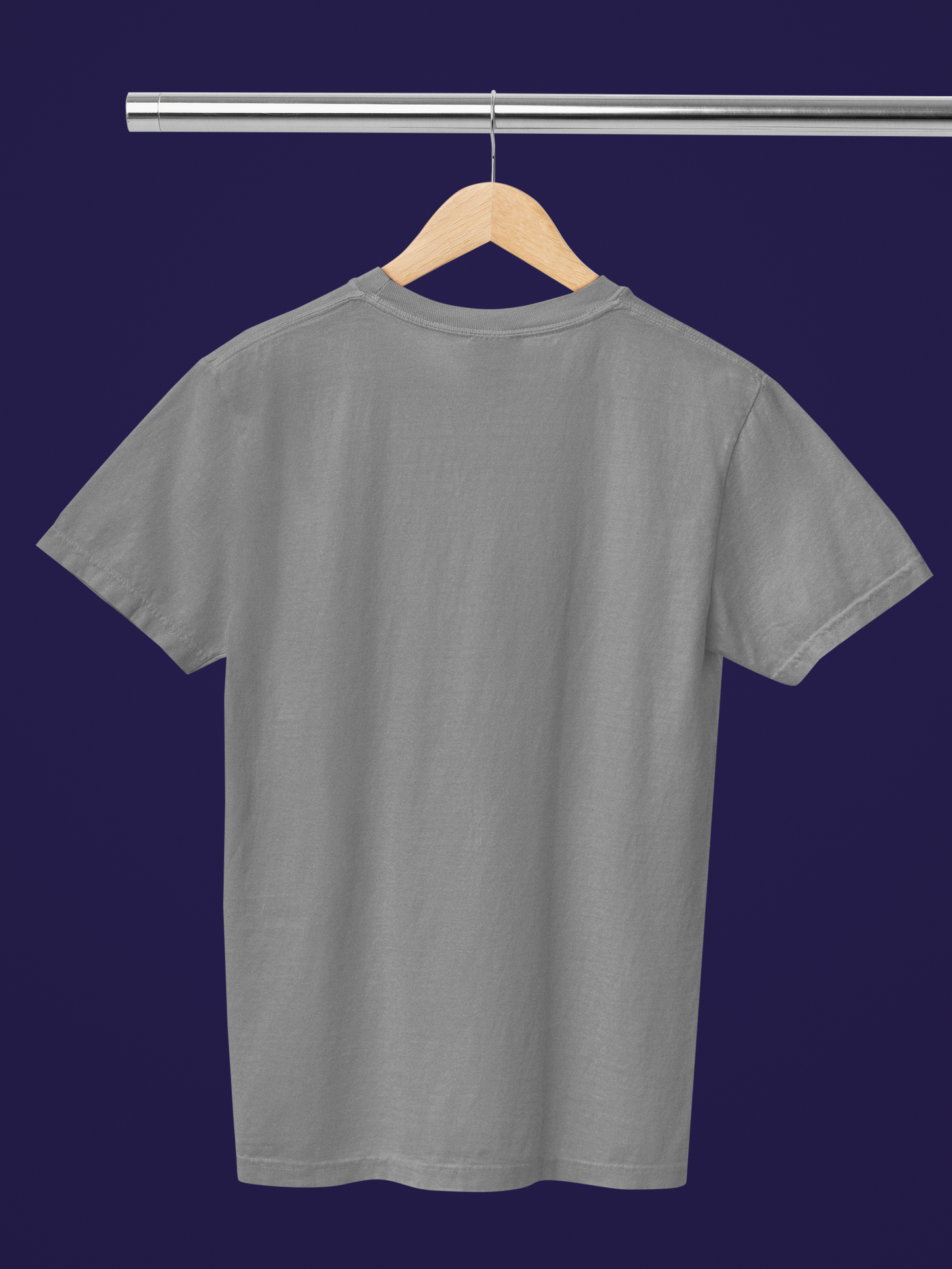 Grey T-Shirt for Men | Premium Cotton | Regular Fit - Emonke Store