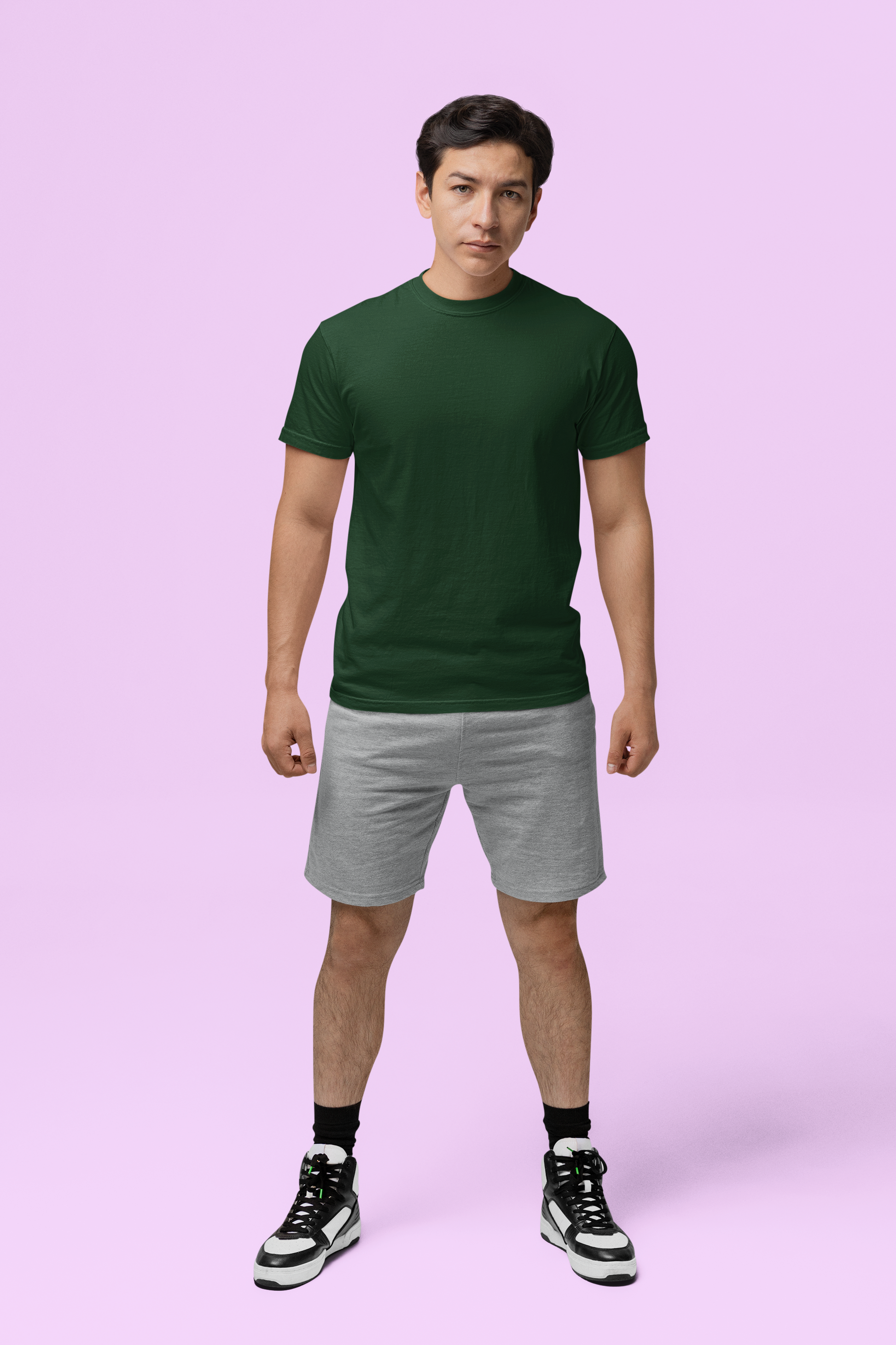 Premium Cotton Dark Green T-Shirt | Men - Emonke Store