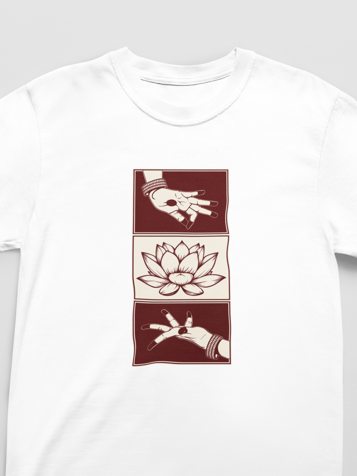 Graphic T-Shirt for Women | Premium Cotton | Mudra Print | Regular Fit