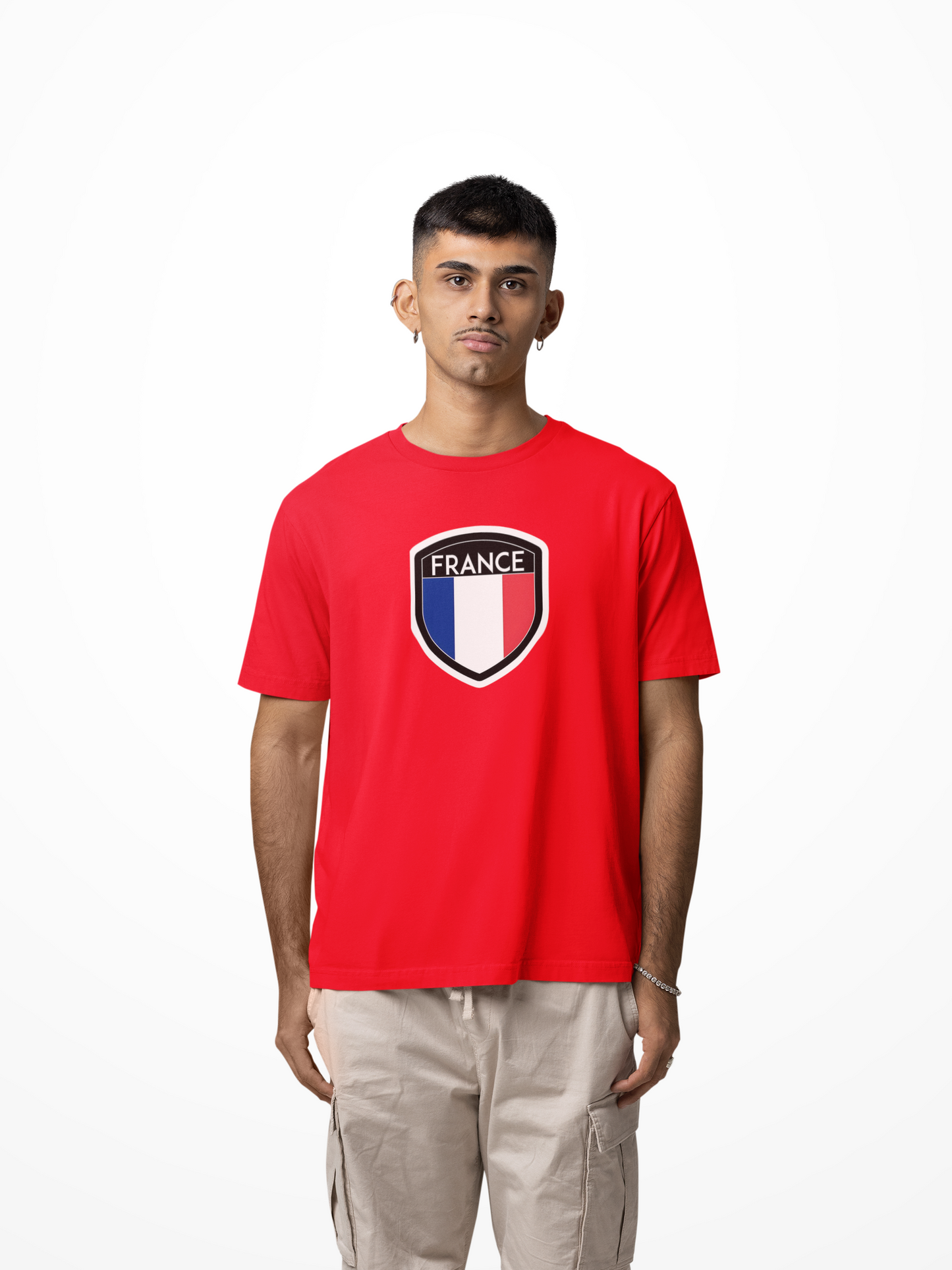 Graphic T-Shirt for Men | Premium Cotton | France 2 | Regular Fit
