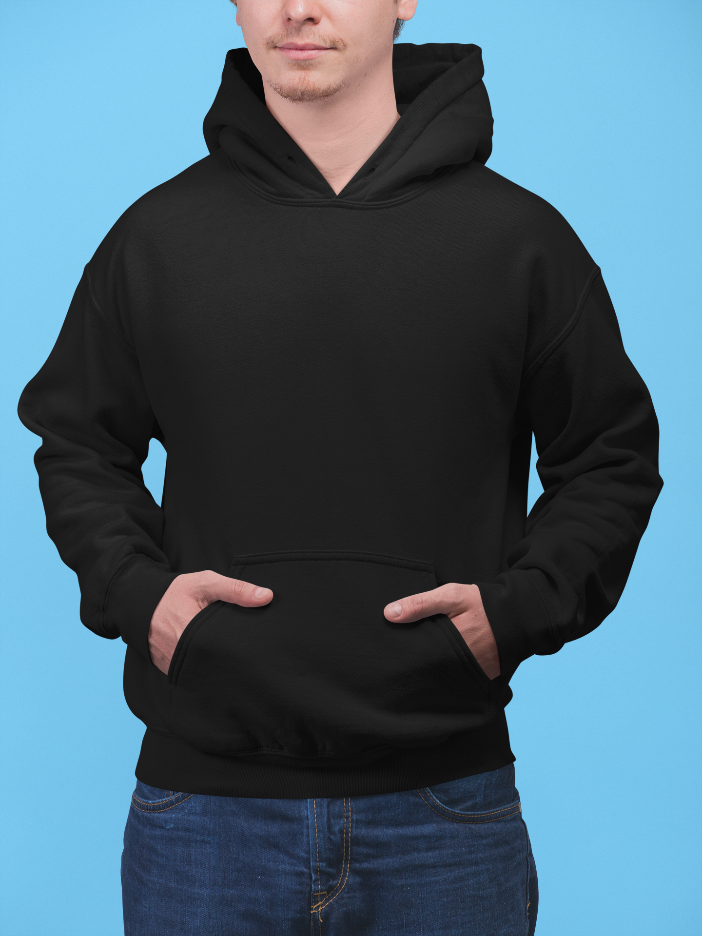 Emonke 350 GSM Black Oversized Hoodies for Men
