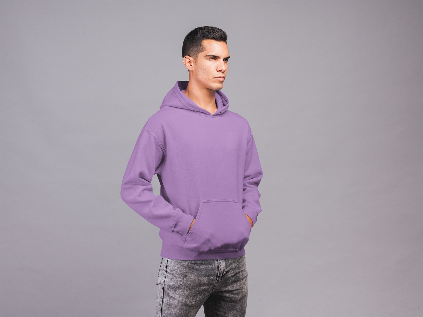 Emonke 350 GSM Lavender Oversized Hoodies for Men - Emonke Store