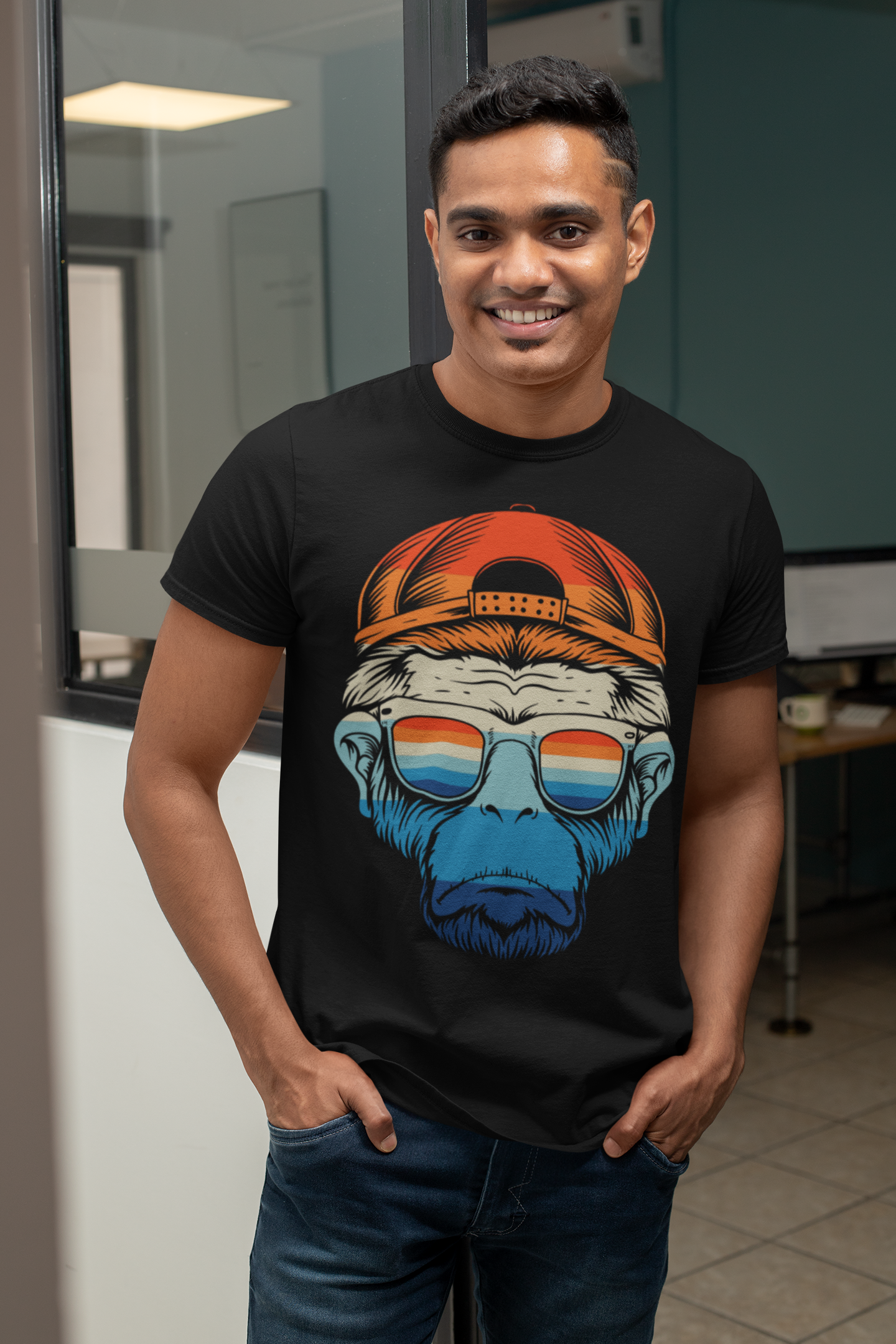 Emonke Men Graphic Tshirt - Black
